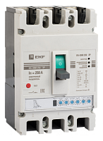 Выключатель автоматический ВА-99М  250/250А 3P 50кА с электронным расцепителем PROxima | код. mccb99-250-250me | EKF 
